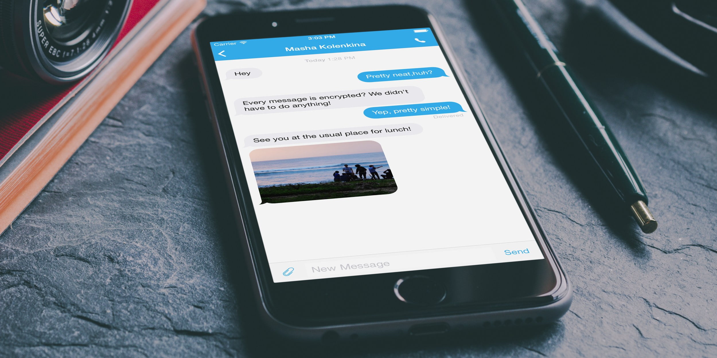 The use of encrypted apps for communication 2