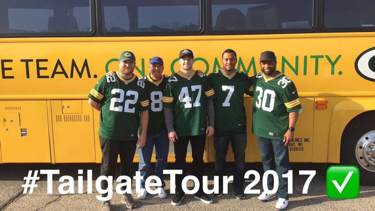 Packers’ 13th annual Tailgate Tour set for April 10-14