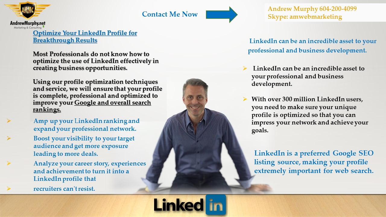 Professionals can improve their LinkedIn profiles