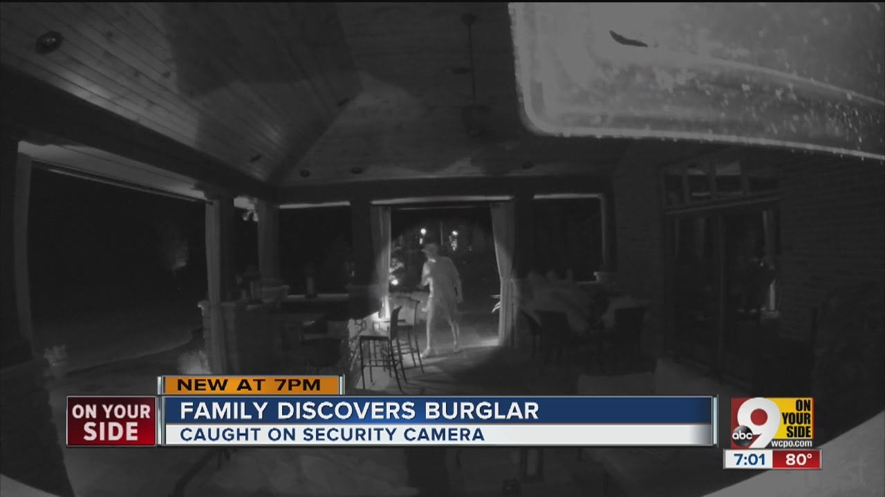 Home Security System Scares Off Would-Be Burglar