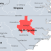 Area Code 919, NC – US, Map